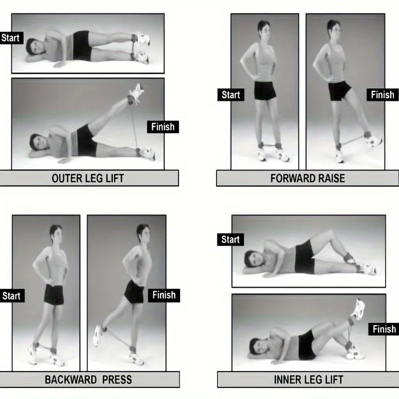 Ankle Resistance Bands Set | TheFormX™ - TheFormX