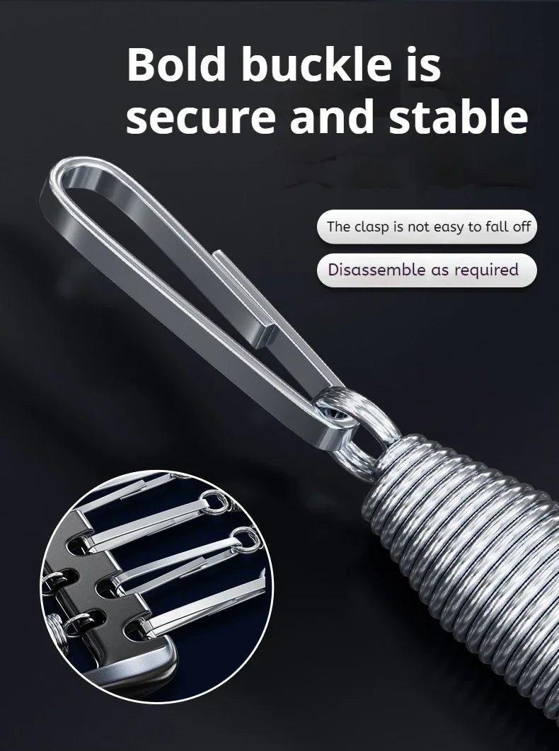 Heavy - Duty Adjustable Chest Expander – Dual & Triple Spring Resistance Bands | TheFormX™ - TheFormX