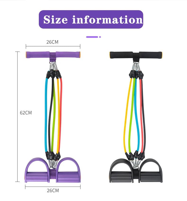 Multifunction Elastic Pedal Resistance Band | TheFormX™ - TheFormX