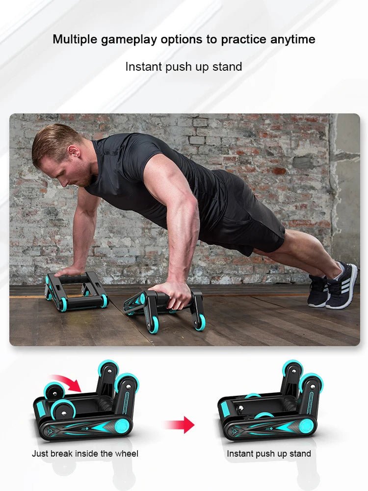 Multifunctional Foldable Abdominal Roller Wheel | TheFormX™ - TheFormX