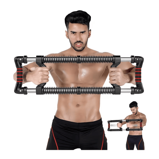 Up to 220 lbs (100 kg) Resistance Two - Way Power Bar for Chest, Arms & Core | TheFormX™ - TheFormX
