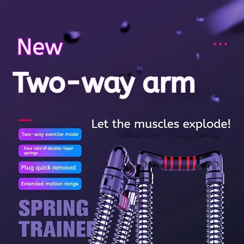 Up to 220 lbs (100 kg) Resistance Two - Way Power Bar for Chest, Arms & Core | TheFormX™ - TheFormX