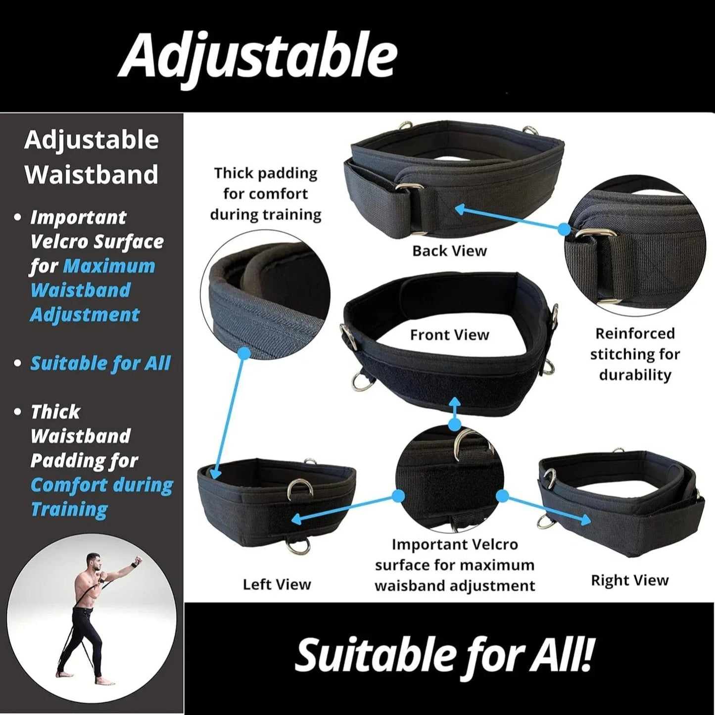 Vertical Jump Resistance Bands – Leg Power & Speed Trainer | TheFormX™ - TheFormX