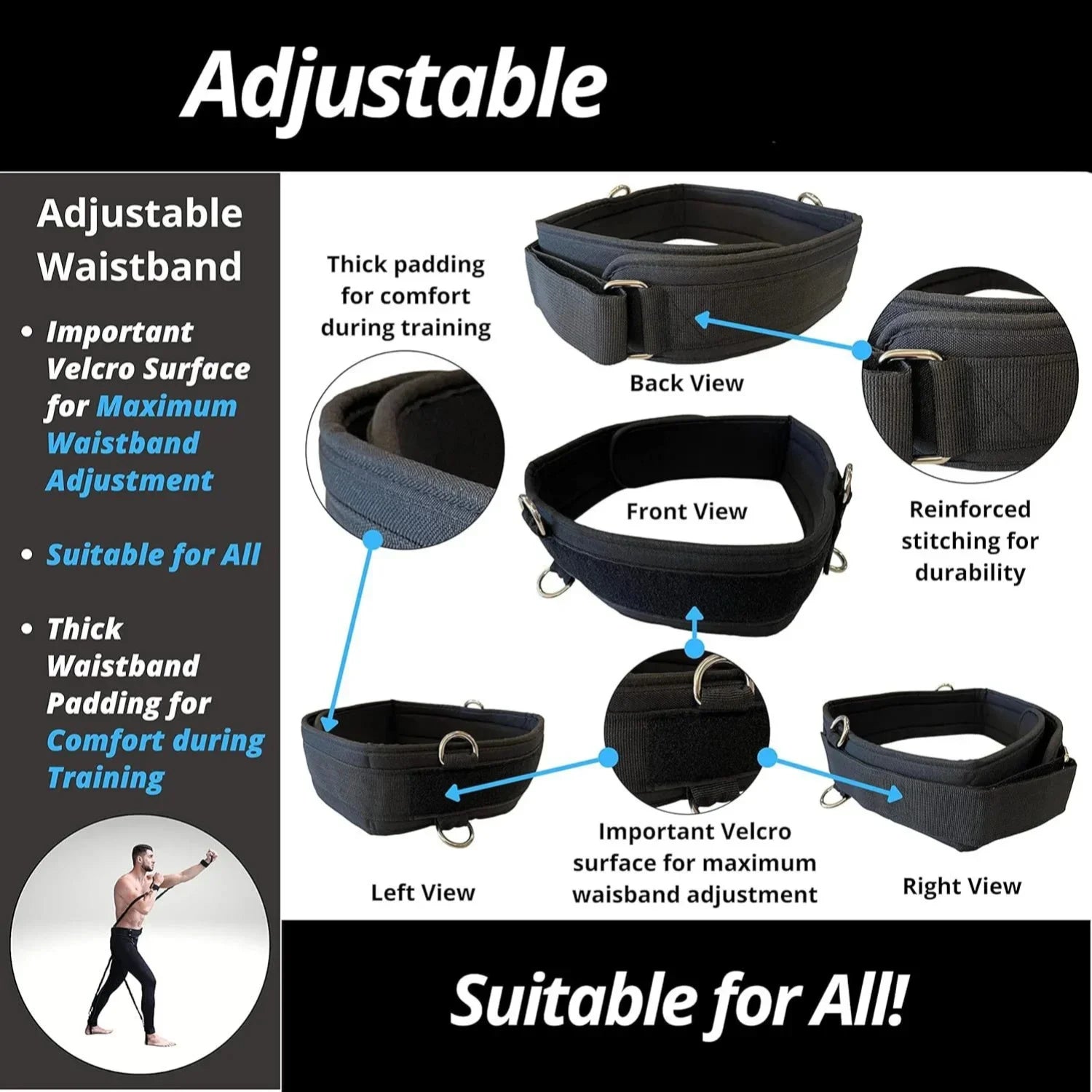 Vertical Jump Resistance Bands – Leg Power & Speed Trainer | TheFormX™ - TheFormX