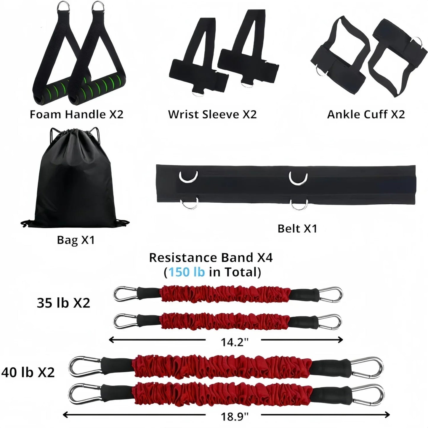 Vertical Jump Resistance Bands – Leg Power & Speed Trainer | TheFormX™ - TheFormX