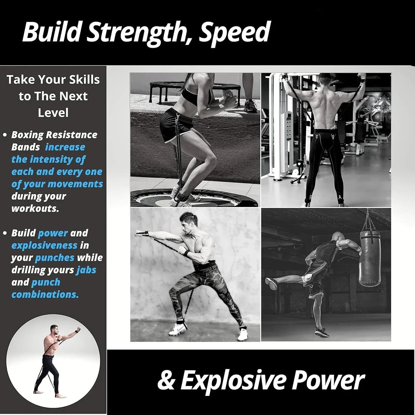 Vertical Jump Resistance Bands – Leg Power & Speed Trainer | TheFormX™ - TheFormX