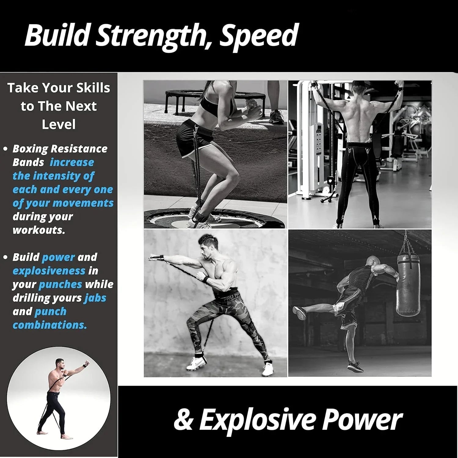 Vertical Jump Resistance Bands – Leg Power & Speed Trainer | TheFormX™ - TheFormX